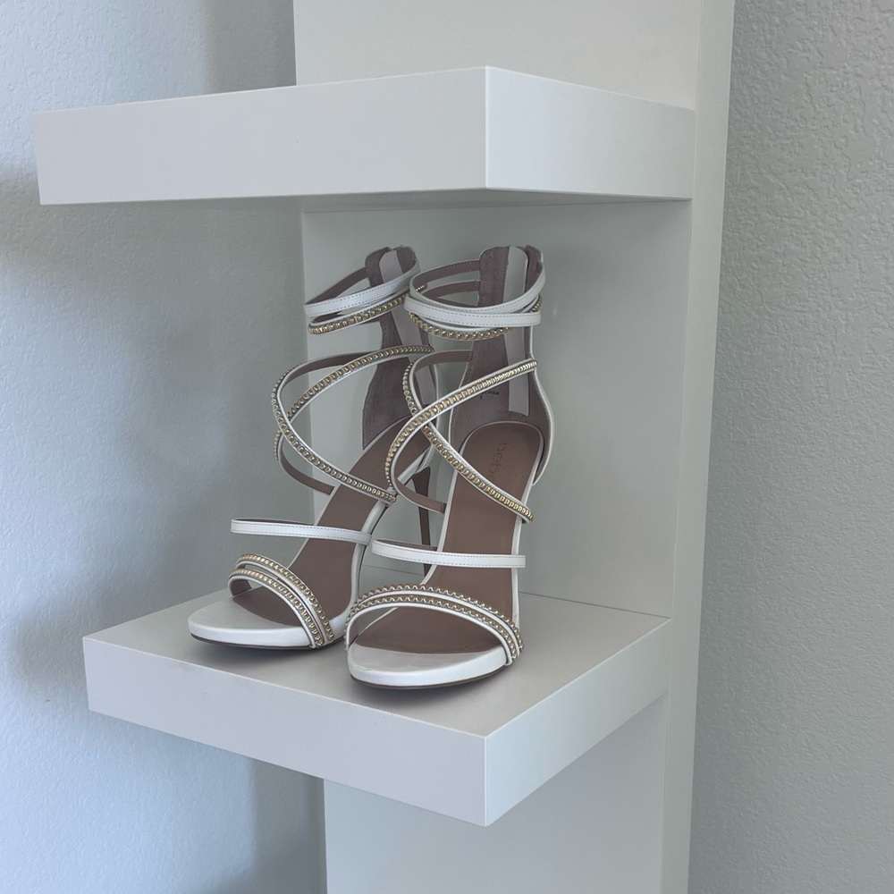 Brand new Bebe heel sandals